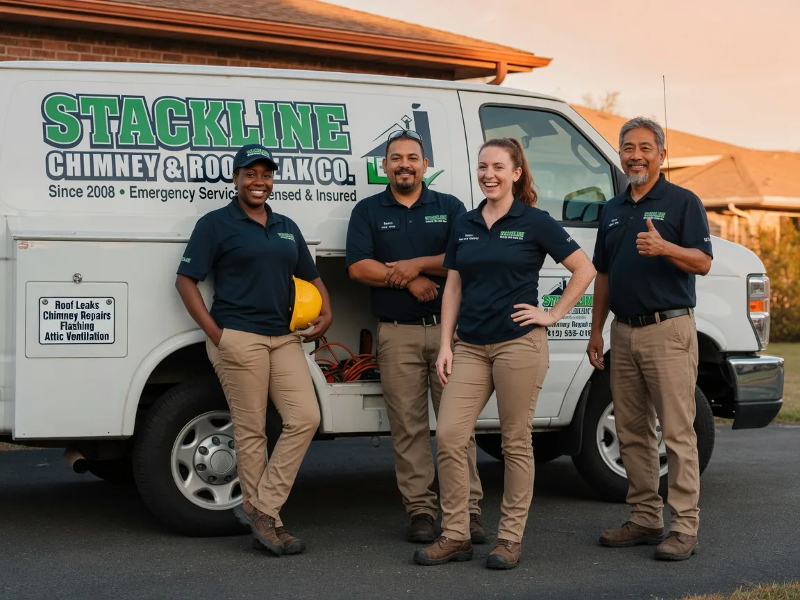 Chimney flashing repair company in Logansport, LA